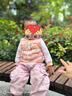 aqpa【95白鸭绒&三防】羽绒背心秋冬保暖羽绒服儿童装男女童宝宝马甲 萌兔奇缘 90cm 实拍图
