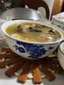 睿初带盖菜盘子汤碗青花瓷碗碟套装碟子陶瓷和合器微波炉餐具景德镇 7英寸汤碗 实拍图