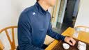 HOTSUIT后秀长袖运动男士恤透气春夏速干休闲打底衫跑步健身服polo衫 心情靛蓝 【透气舒适】 L 实拍图