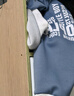 稻草人（MEXICAN）卫衣男春秋季潮流宽松长袖t恤青少年圆领上衣服 雾霾蓝加绒 3XL  实拍图