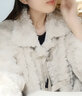 艾珠儿短款羊羔毛绒外套女冬季新款韩版加厚皮毛一体棉服女秋冬保暖棉衣 贡米色 S 实拍图