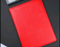 信发 TRNFA TN-B1-03（红色） 商务签约本/经理文件夹/朗诵夹 A4皮革八角插入演讲夹/资料档案整理夹 实拍图