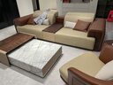 TAZA 沙发  意式极简模块沙发 别墅全屋定制客厅系列 现代轻奢沙发 Top Notch V级 全真皮 374cm 【模块1+5+1】 实拍图