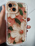 英恺达 适用苹果15Plus手机壳iphone15Plus保护套全包防摔抗指纹男女款创意高级保护壳泡芙壳油画山茶花  实拍图
