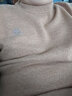 皮尔卡丹（pierre cardin）山羊绒衫男中年加厚保暖半高领毛衣休闲时尚百搭打底衫秋冬 6312 卡其 厚款 2XL 180/120码 180/2XL【建议155-170斤】 实拍图