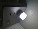 旅行必备现代简约创意usb小圆灯便携小夜灯床头卧室照明氛围灯 白光*小夜灯 2个 实拍图