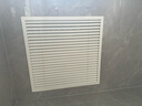 九锤暖气片罩百叶窗铝合金 地暖分水器遮挡罩家用出风口装饰百叶格栅 白色洞口尺寸600*600 实拍图
