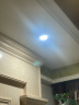 雷士（NVC）筒灯 LED三色可调孔灯筒射灯天花灯走廊过道灯 背景装饰灯牛眼灯 6W铝材正白光-砂银开孔75-85mm 实拍图