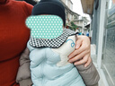 巴拉巴拉童装婴儿连体羽绒服连体衣宝宝衣服2025冬装哈衣爬服萌趣男童女童 白色小熊-白鸭绒 80 cm-充绒量83g 实拍图