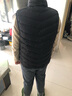 君羽户外羽绒马甲秋冬情侣款800蓬白鹅绒休闲保暖立领坎肩背心G51050 黑色-男款 L 推荐男136-150斤/女101-110斤 实拍图
