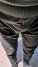 【热销爆款】男士德绒保暖裤南极人秋裤修身加绒加厚秋冬季打底裤 【德绒UN款买1送1】黑色+浅灰 2XL【适合140-160斤】 实拍图