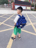 卡米羊Kamiyang儿童书包小学生一二三到六年级男童男生2023新款减负护脊女生书包 天蓝色+挂饰+6件套+手表+补习袋 小号1-3年级 实拍图