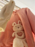 幼歌（YOUGE） 儿童立体卡通加厚卫衣新款婴幼儿兔耳连帽加绒上衣 粉色 100cm 晒单实拍图