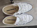 匡威（Converse）RunStarHike 黑白熊猫 高帮厚底增高帆布运动鞋情侣休闲鞋男女鞋 168817C 白低 38 /5.5 实拍图