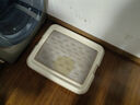 爱丽思（IRIS） 宠物尿垫狗厕所便盆大号犬狗厕所固定泰迪狗尿盆小型狗狗狗用品 大号茶色 网格 全开式 实拍图