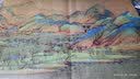 原大尺寸大小 千里江山图 王希孟绘画 故宫展览青绿山水画 中国古代名家绘画 折叠页长卷 中国书店出版社 实拍图