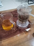 兑尊玻璃功夫茶具套装耐热自动出水滤茶家用绿茶红茶懒人泡茶神器礼物 泡茶壶+公道杯+6只品茗杯 实拍图