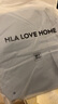 海澜之家（HLA）三件套学生宿舍专用100%新疆全棉纯棉单人卧室简约床单被套枕套 宝石蓝+浅灰 三件套/被套150*200床单120*230 实拍图