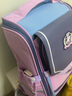 酷咖书包男孩小学生儿童双肩包女背包 轻便减负透气1-3-6年级大容量 浅紫色（带独角兽挂件） 实拍图