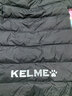 卡尔美（KELME）儿童运动羽绒服男连帽保暖长款足球训练青少年学生外套 黑色 150 实拍图