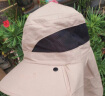 SolarStorm户外遮阳防晒帽男女夏季遮脸护颈面罩渔夫帽钓鱼太阳帽 卡其色 晒单实拍图