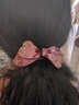 Royal sasa皇家莎莎发饰蝴蝶结发夹头饰发卡盘发横夹仿水晶顶夹弹簧夹 实拍图