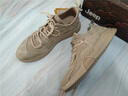 Jeep吉普男鞋轻便耐磨2025秋冬马丁靴男加绒中帮平板休闲鞋真皮鞋子男 沙色（皮鞋码） 41 实拍图