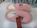 安尚芬棉拖鞋女士秋冬季新款室内家居月子鞋厚底防滑保暖加绒棉鞋 粉色【卡通熊】 40-41 适合39-40 实拍图