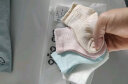 9i9婴儿袜子夏新生儿宝宝袜网眼松口透气精梳棉袜4双0-1岁171011 晒单实拍图