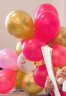 宫薰生日场景布置派对儿童表白求婚结婚装饰珠光彩色加厚气球100个  实拍图