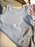 她风采高弹潮流螺纹吊带背心女春夏秋防走光内搭修身外穿打底无袖上衣女 灰色 XXL（130-140斤） 实拍图