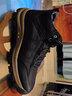 卡帝乐鳄鱼（CARTELO）男士加绒棉鞋大码棉靴冬季加厚羊毛男靴雪地靴男9321 41 黑色 实拍图