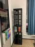 安工 铁艺旋转书架创意360度图书架落地简约置物架绘本架学生cd书架 黑架黑板6层 实拍图