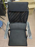 宝星办公室躺椅午休折叠家用休闲懒人电脑椅宿舍午睡靠背椅子 纯黑-加固尊享款(配腰垫） 实拍图