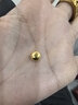 中国黄金（CHINA GOLD）黄金金豆AU9999豆子1g金豆豆储蓄节日礼物 单个金豆2g【礼袋+玻璃瓶+证书】 实拍图