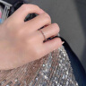 维拉帝（Verratti）细款戒指女【925银】小众冷淡风简约时尚个性设计感指环食指  时尚镶钻戒指 晒单实拍图