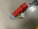 正泰（CHNT）航空插头 工业插头插座连接器 单相 三相电可选 防水航空插头IP44 插头 5芯 32A 晒单实拍图