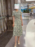 俞兆林妈妈装夏装气质时尚连衣裙2024新款遮肚长裙子洋气百搭中老年女装 浅绿色 2XL （建议105-120斤） 晒单实拍图