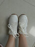 他她（TATA）云朵泡芙厚底慢跑鞋女休闲运动鞋女老爹鞋秋WPC06CM4 白/银（波纹款） 34 实拍图