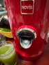 NOVIS原装进口榨汁机家用果蔬汁机全自动渣汁分离原汁机大口径多功能橙汁机 红色 实拍图