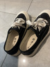 飞跃（Feiyue）官方帆布鞋男鞋女鞋低帮百搭厚底舒适休闲鞋子情侣款透气运动板鞋 黑色 42 实拍图