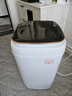 志高（CHIGO）10KG脱水机甩干机 小型迷你家用甩干桶宿舍出租房大容量单杠脱水桶 10kg【黑盖+不锈钢加厚+快速甩干】 实拍图