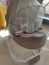 优乐博（ULOP）摇摇椅婴儿摇椅哄睡哄娃神器宝宝电动摇摇椅新生儿礼盒婴儿用品 婴儿摇篮摇摇床娃娃摇椅-摩卡棕 实拍图