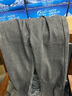 西域传奇牛仔裤男秋冬季潮牌高街宽松直筒裤子男百搭纯色阔腿复古休闲长裤 烟灰色加绒 L  (建议100斤-115斤) 实拍图