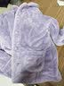 安之伴26新款【巨保暖】情侣睡衣秋冬保暖法兰绒加厚休闲开衫多色女士 薰衣草(法兰绒强锁温)-女 L 实拍图