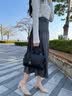 狄梵普（DIFANPU）2026新款女士包包手提斜挎包枕头包生日实用送女友送老婆礼物 黑色【精美礼盒】 实拍图