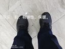 乐途（LOTTO）男高帮加绒加厚保暖棉鞋子2024冬季新款皮面防水防滑厚底运动鞋 黑色 (长绒毛/建议拍大一码) 44 实拍图