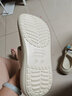 卡骆驰（CROCS）经典泡芙凉鞋舒适耐磨坡跟泡芙鞋户外拖鞋|207670 骨白色-2Y2(含智必星) 39 (240mm) 实拍图