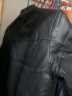 拉夏贝尔  皮衣女短款外套修身显瘦2022秋冬季新款帅气高腰机车皮夹克上衣 黑色 L 106斤-115斤 晒单实拍图