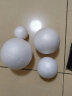 Aseblarm泡沫球实心圆球白色保丽龙球幼儿园空白圆球手工DIY材料圆球模具 泡沫球4个 圆球12*1 10*1 8*1 6*1 （cm） 晒单实拍图